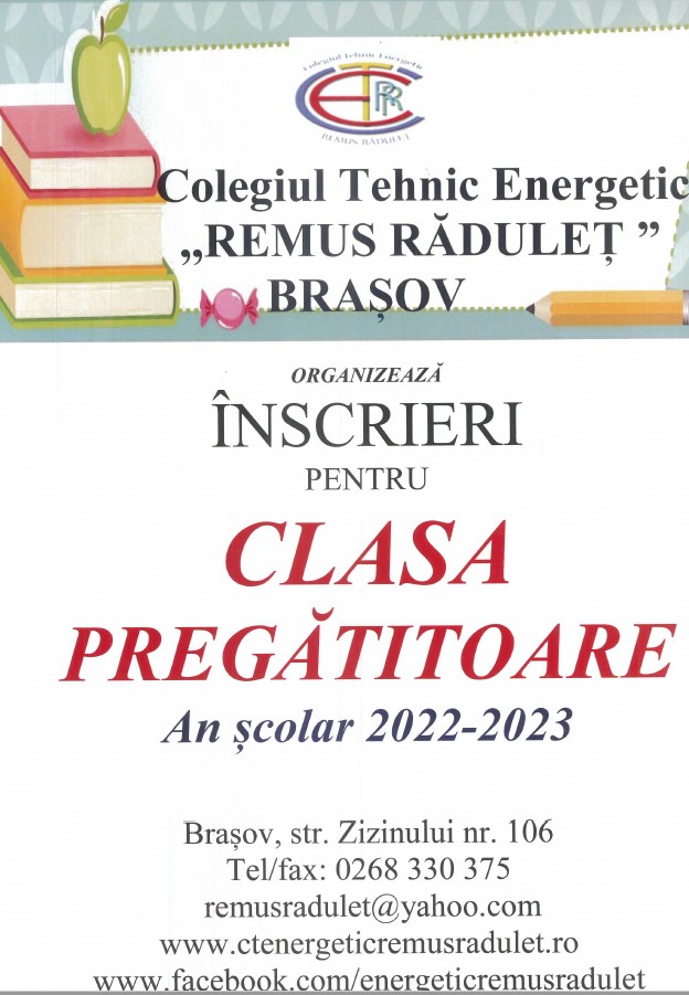 Inscrieri clasa pregatitoare 2022-2023