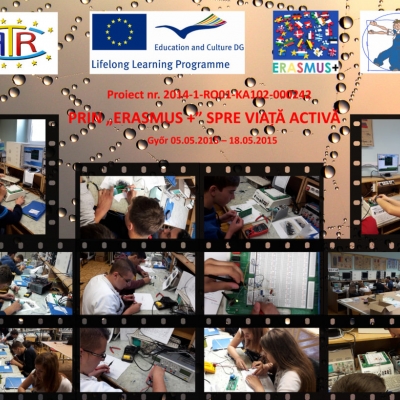 2014-2015 Prin  Erasmus + Spre o viață activă